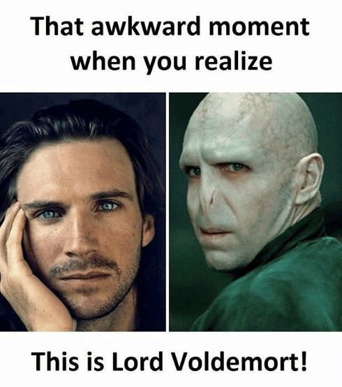 Lord Voldemort Ralph Fiennes Harry Potter Meme