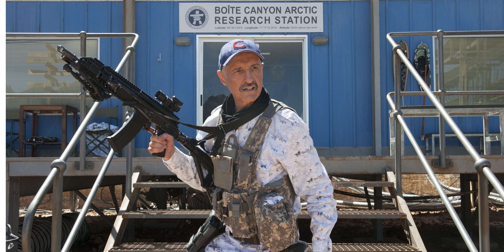 Michael Gross at the Arctic Research Station in Tremors: A Cold Day in Hell