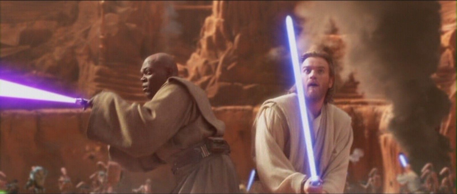 Obi-Wan and Mace Windu Attack of the Clones