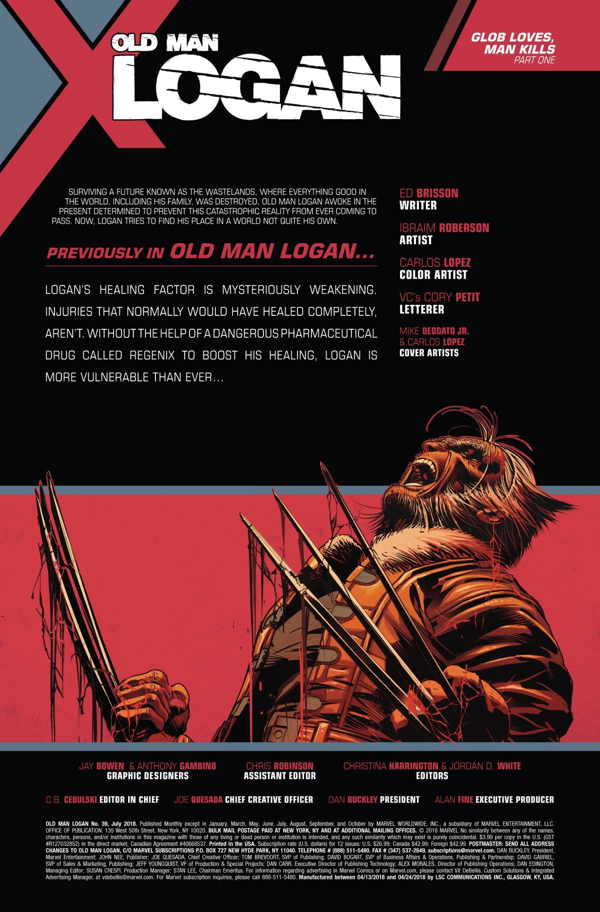 Old Man Logan 39 Preview Page 1