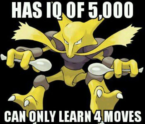 Pokemon IQ meme