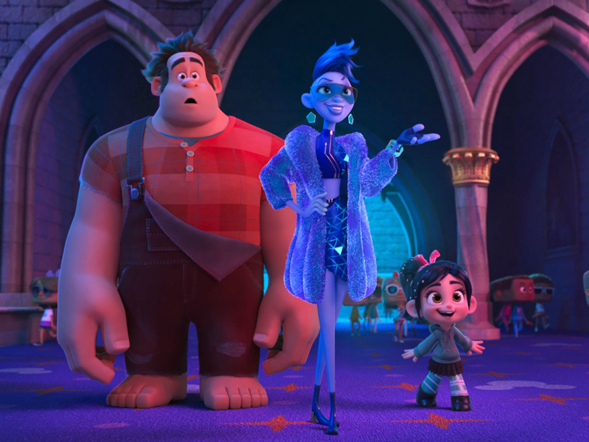 Ralph Yesss and Vanellope in Wreck It Ralph 2