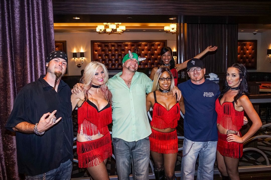 Ryan Evans, Horny Mike and Rock N Roli from Counting Cars at D Casino by Glen Brogan