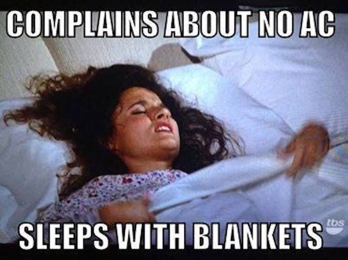 Seinfeld Meme Elaine AC Blankets