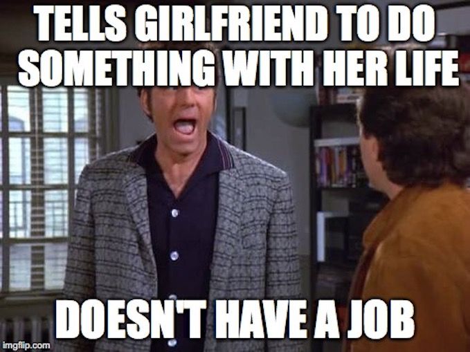 Seinfeld Meme Kramer Girlfriend Breakup