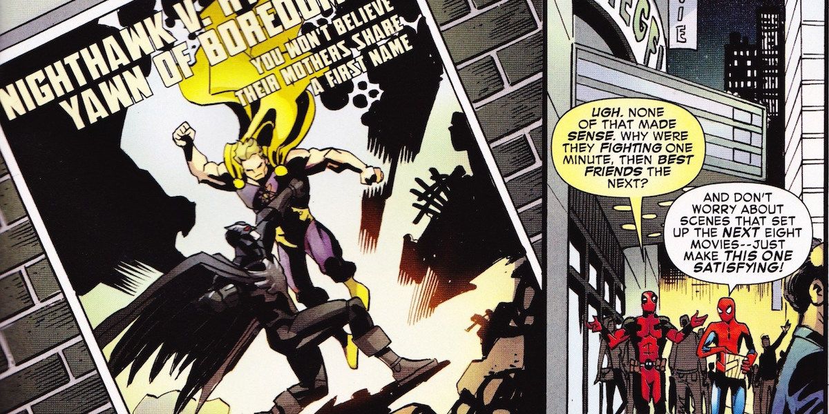 Batman vs Superman Marvel Comics parody with Deadpool and Spider-Man