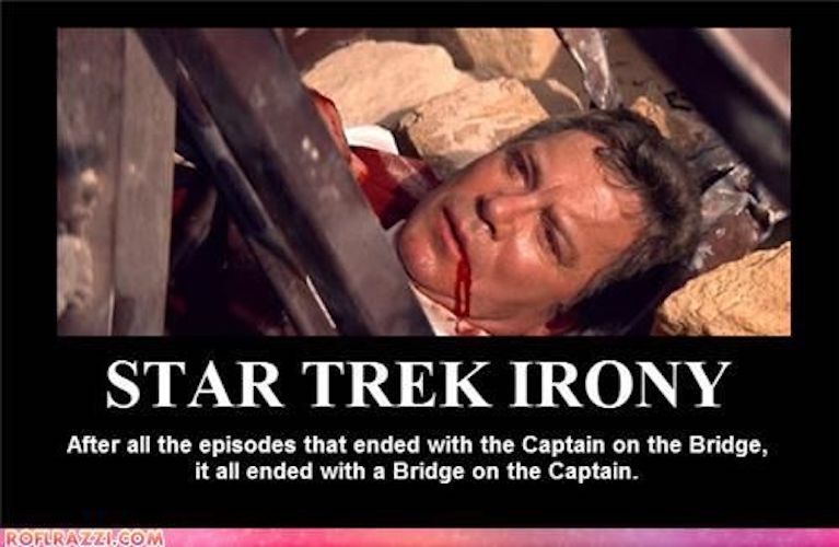 Star Trek movie memes Generations irony