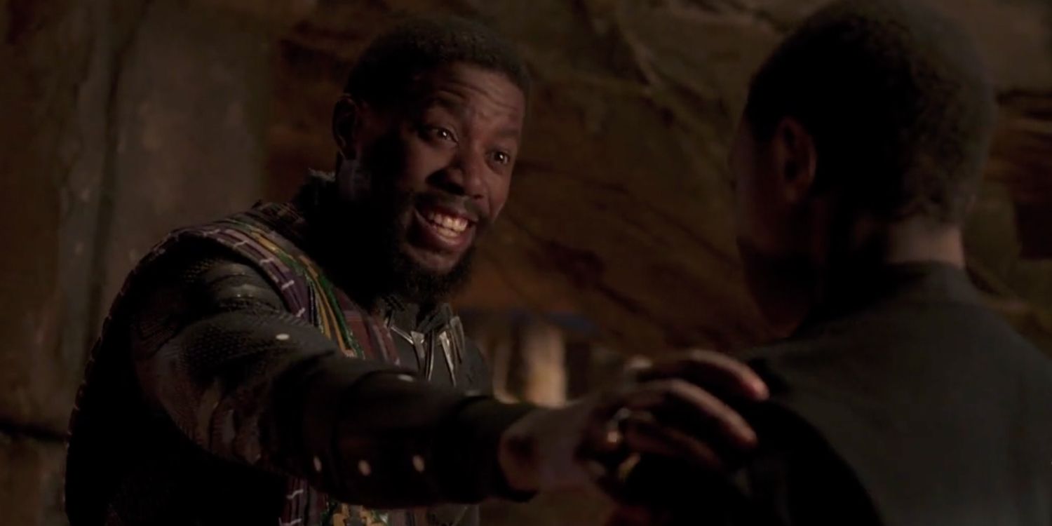 T'Chaka and T'Challa in Black Panther Deleted Scenes