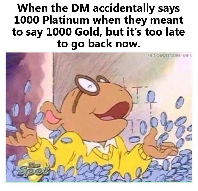 When the DM gets it wrong Arthur Meme