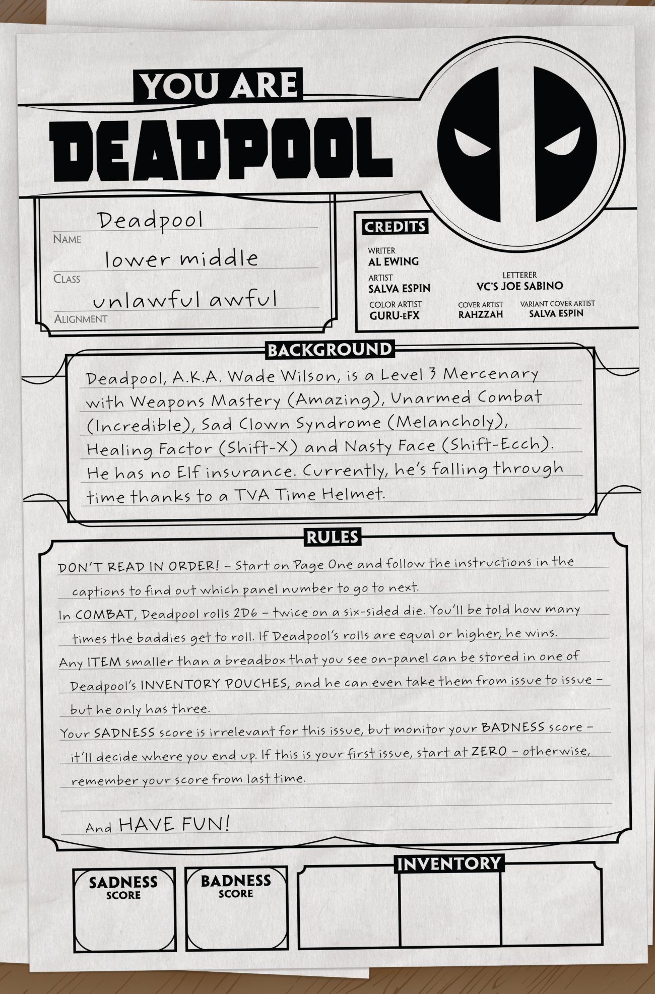 You Are Deadpool 3 Preview 1