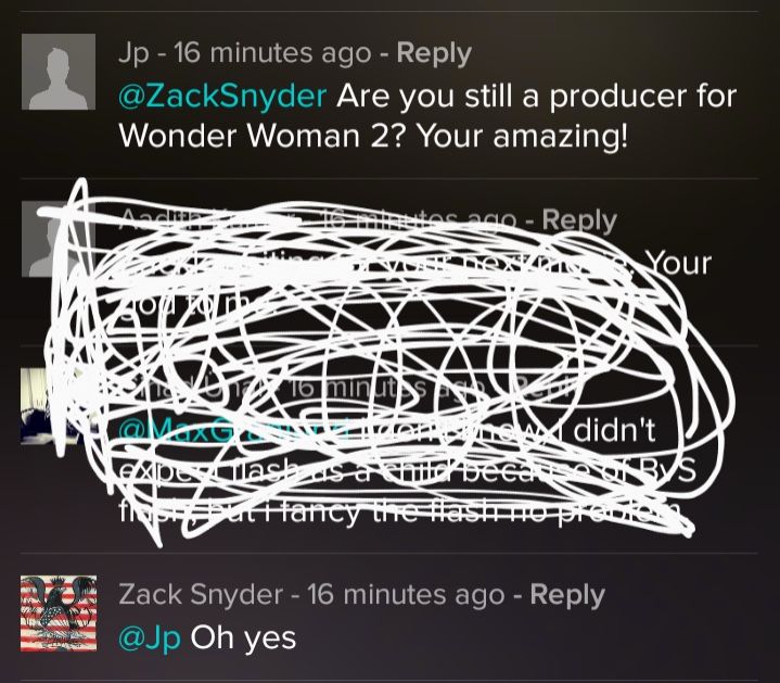 Zack Snyder Wonder Woman 2 Producer