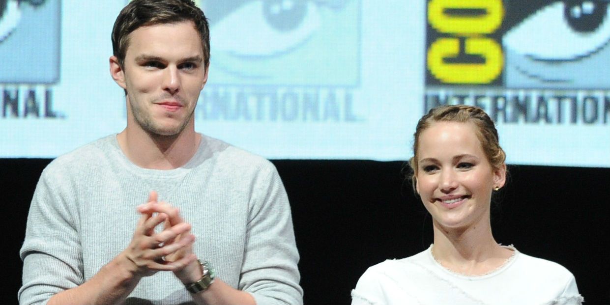 Nicholas Hoult and Jennifer Lawrence at Comic-Con