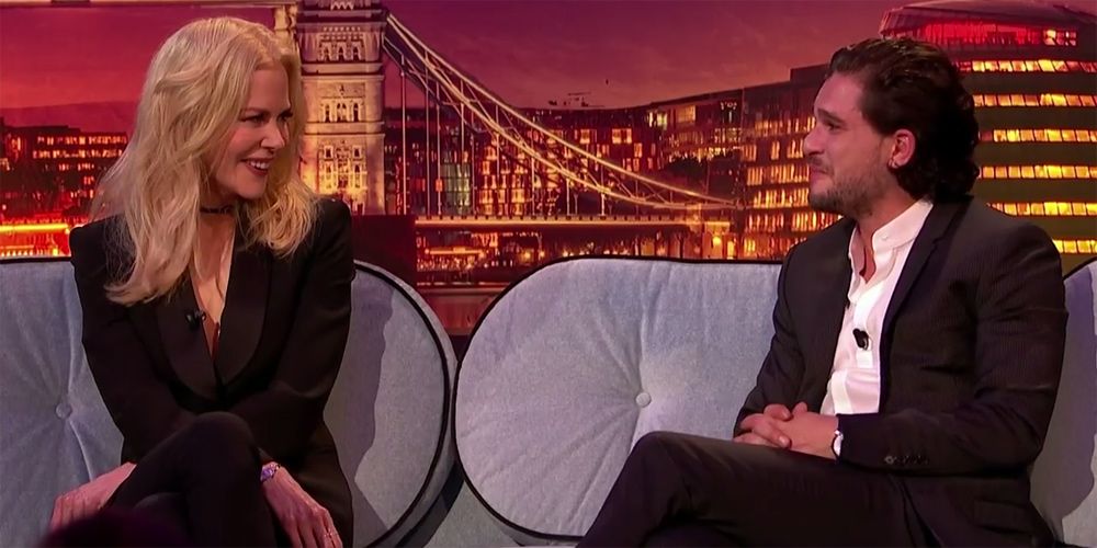 Nicole Kidman and Kit Harington on The Late Late Show with James Corden