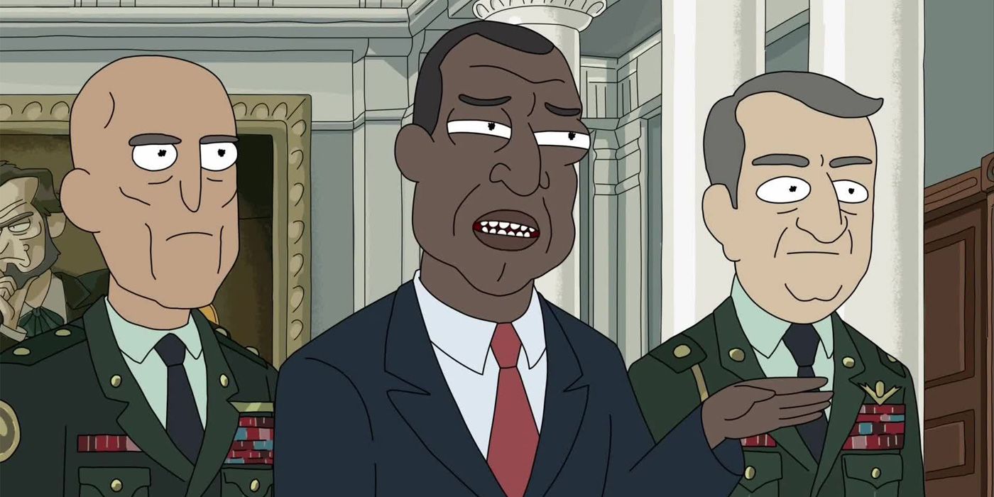 The President of the United States in Rick and Morty