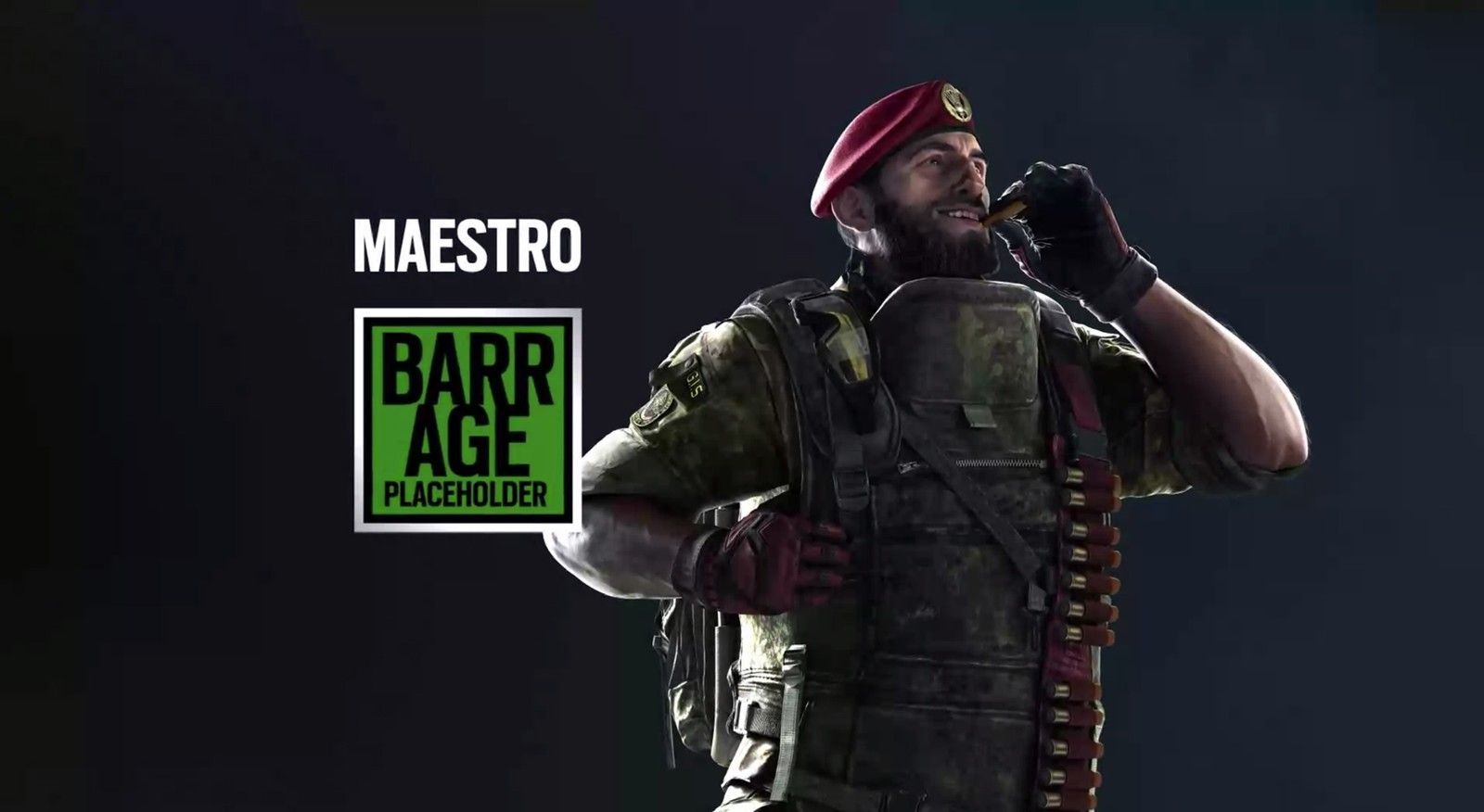 Maestro in Rainbow Six Siege (Leaked)