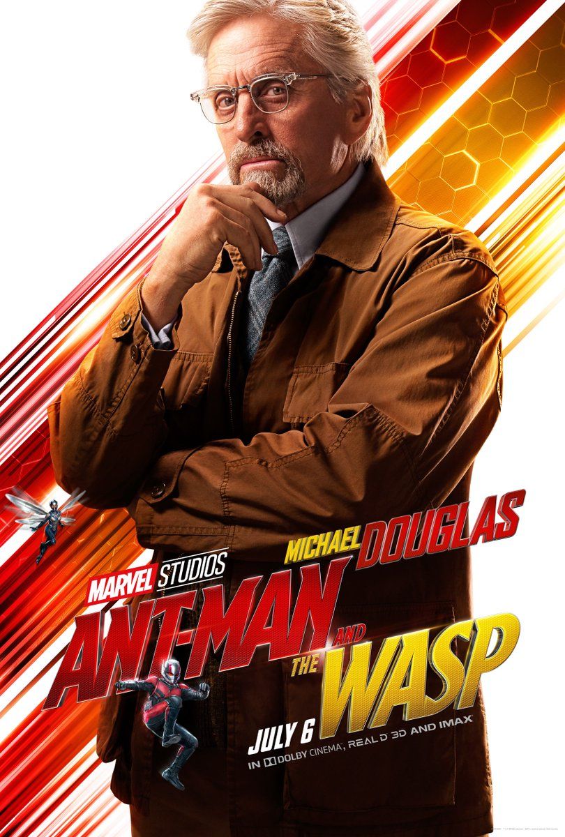Ant-Man and The Wasp - Michael Douglas solo poster