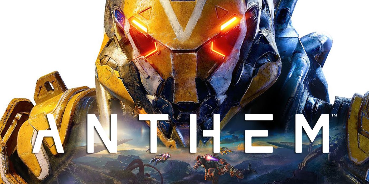 A robotic suit on the poster of Anthem