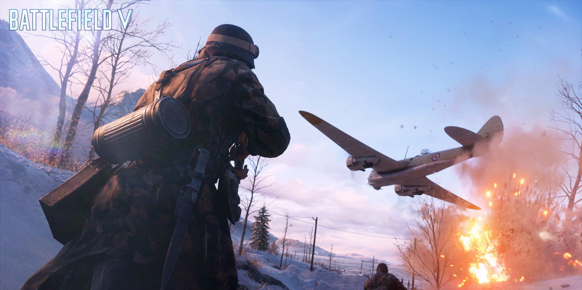 Battlefield V Player and Plane in Grand Operations