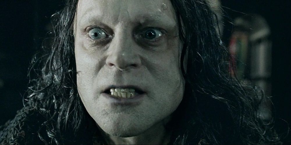 Grima Wormtongue looking angry in The Lord of the Rings