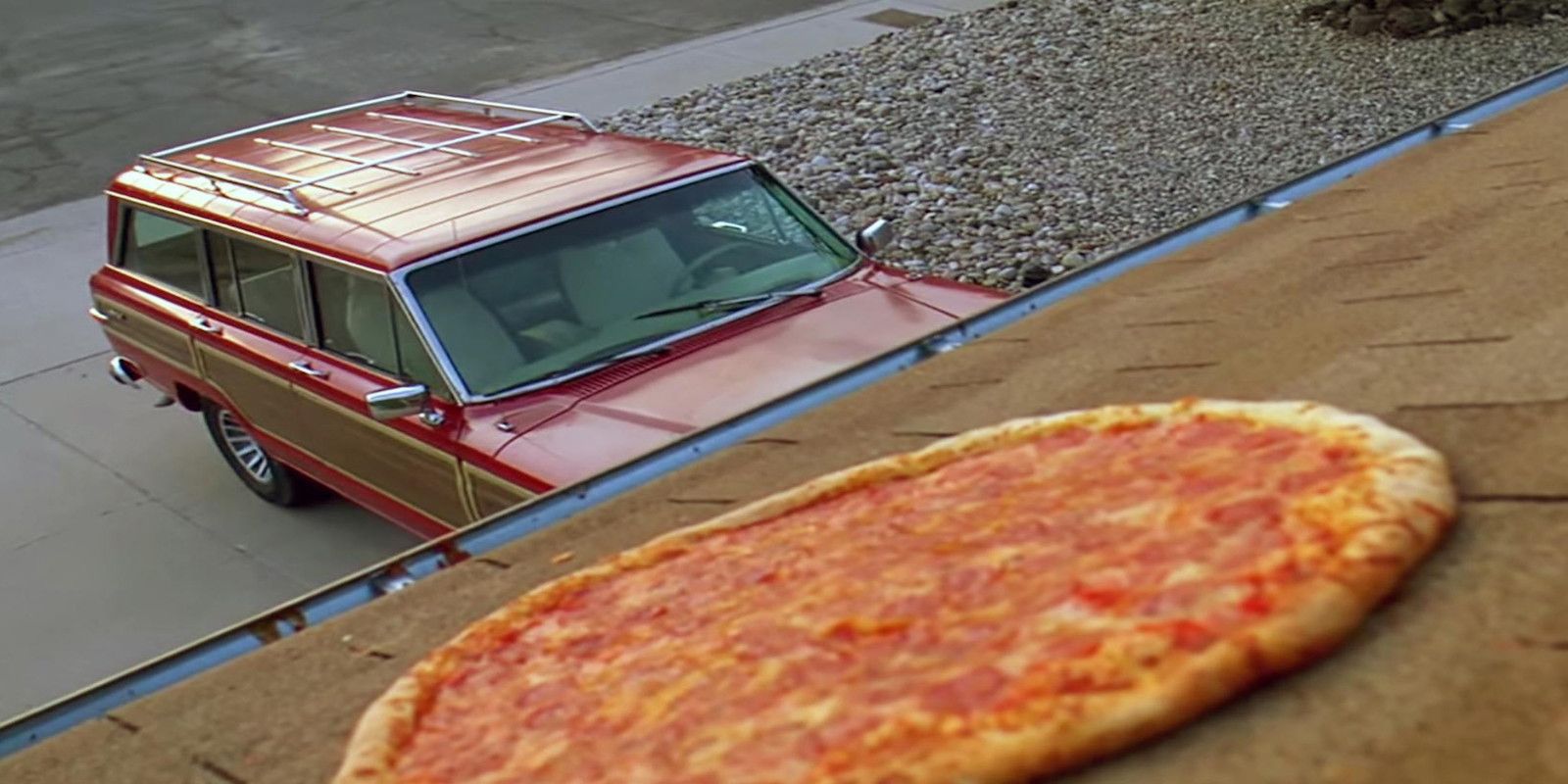 Breaking Bad Pizza On Roof