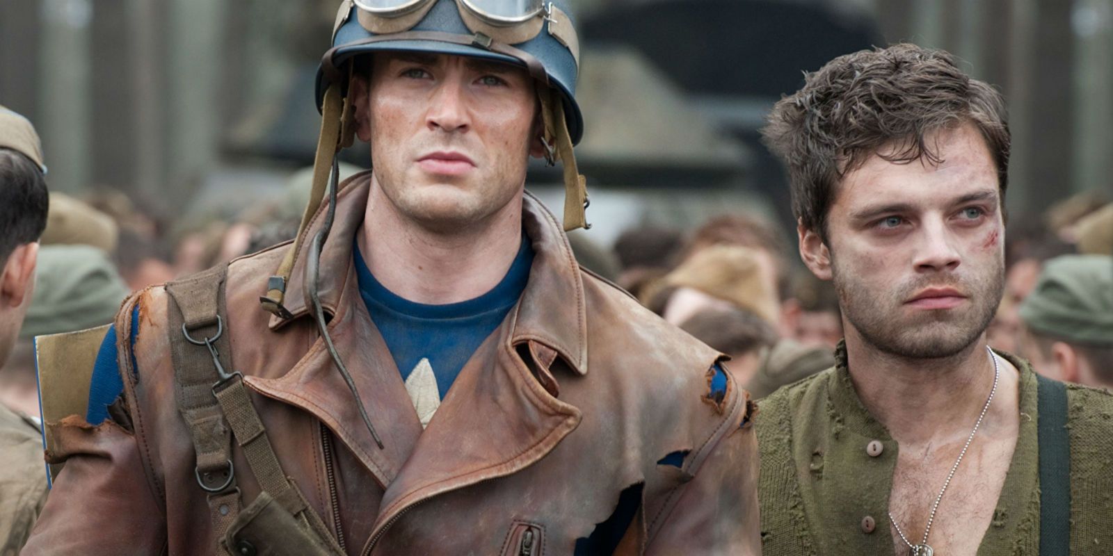 Steve returns with Bucky and the 107th in Captain America The First Avenger