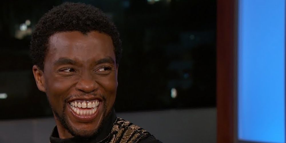 Chadwick Boseman laugh