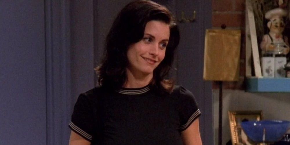 who does monica date in friends