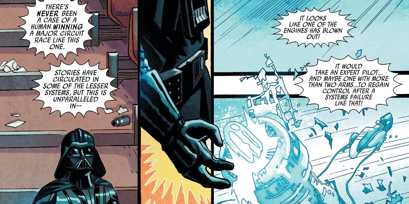 Darth Vader Comic Luke Skywalker Podrace