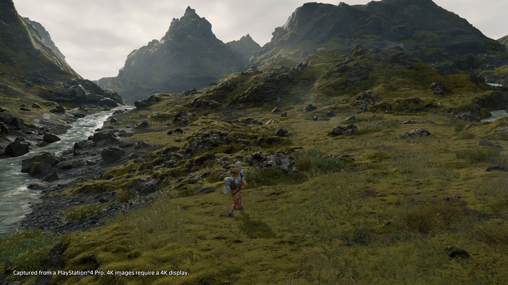 A mountain in Death Stranding from E3 2018 footage