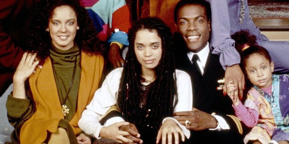 Denise Huxtable Martin Kendall and Olivia Kendall in The Cosby Show