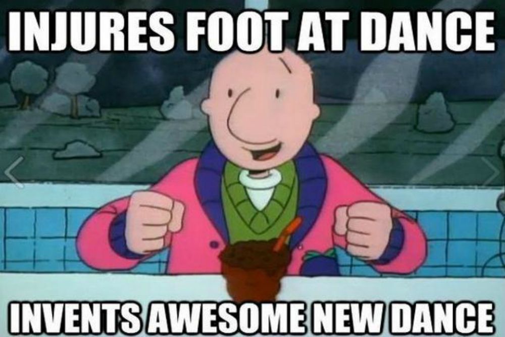 Doug foot injury