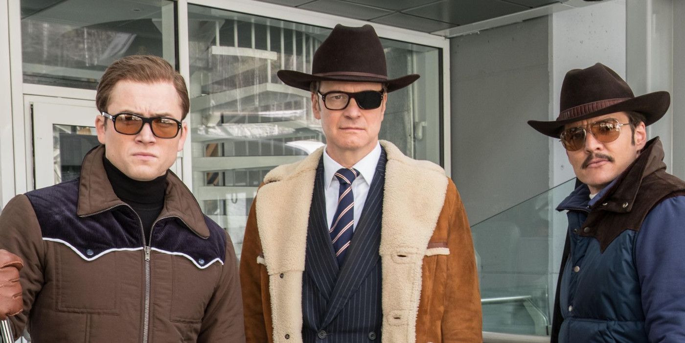 Eggsy and Harry Kingsman The Golden Circle