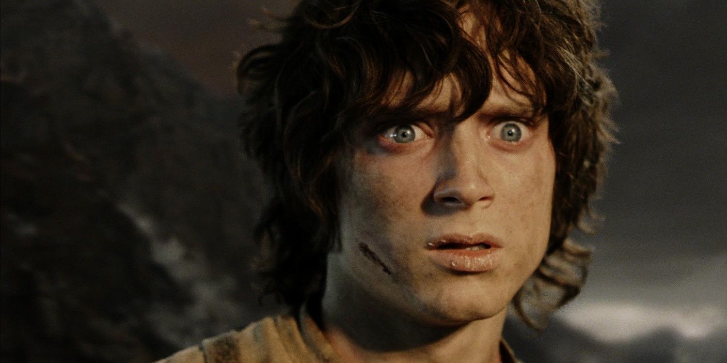 Elijah Wood as Frodo in Lord of the Rings Return of the King