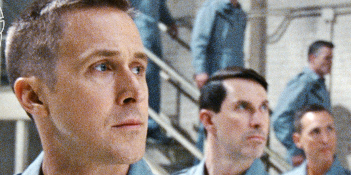 First Man Ryan Gosling as Neil Armstrong at Nasa cropped