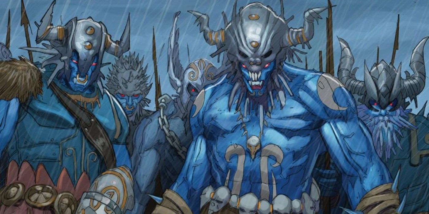 The terrifying Frost Giants in Marvel Comics