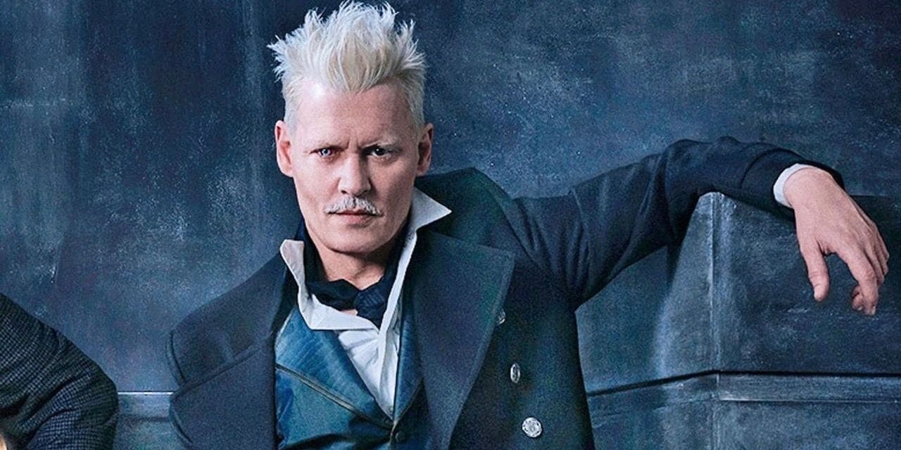 Johnny depp as gellert grindelwald in Fantastic beasts