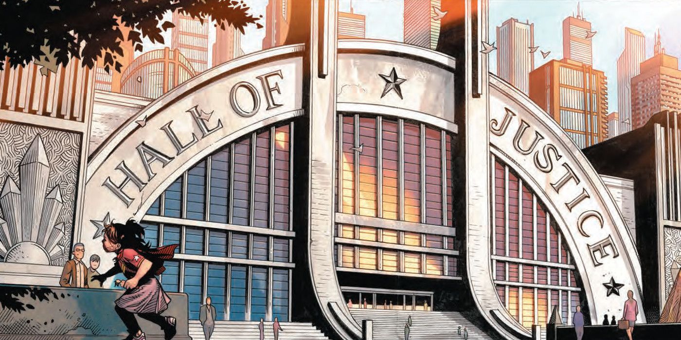 Hall Of Justice from Justice League #1