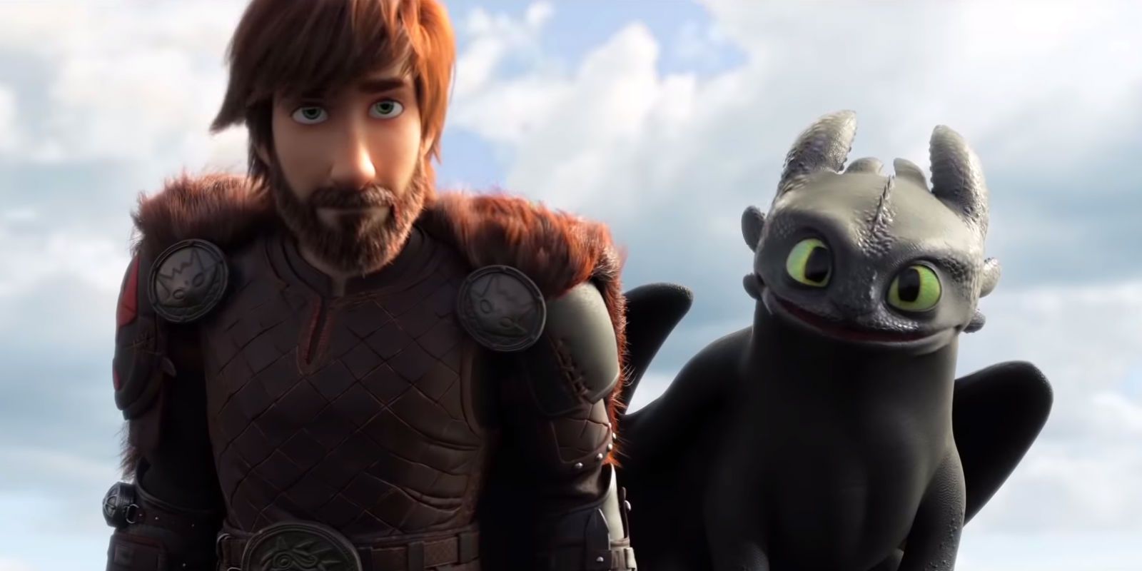 Hiccup and Toothless in How To Train Your Dragon 3