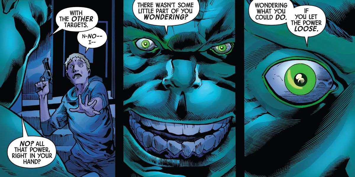 Immortal Hulk Comic Grin Eyes