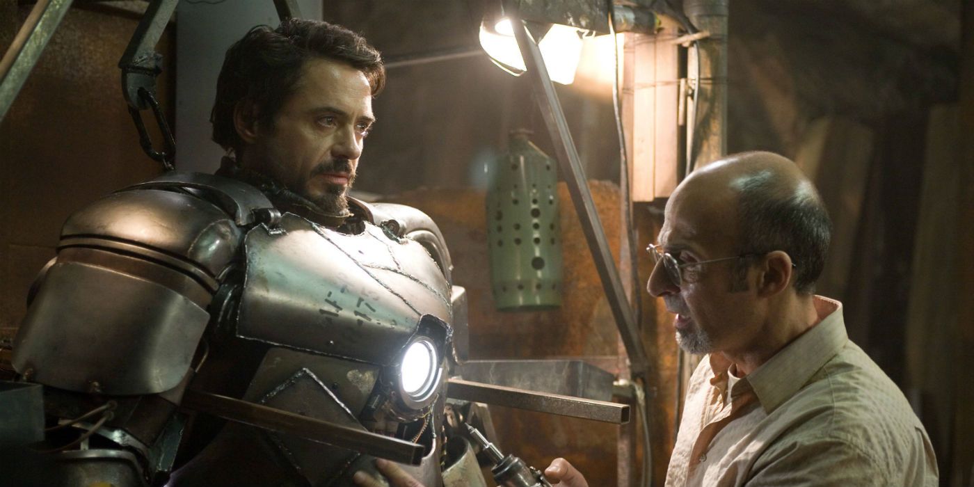 Iron Man behind the scenes Mark I armor
