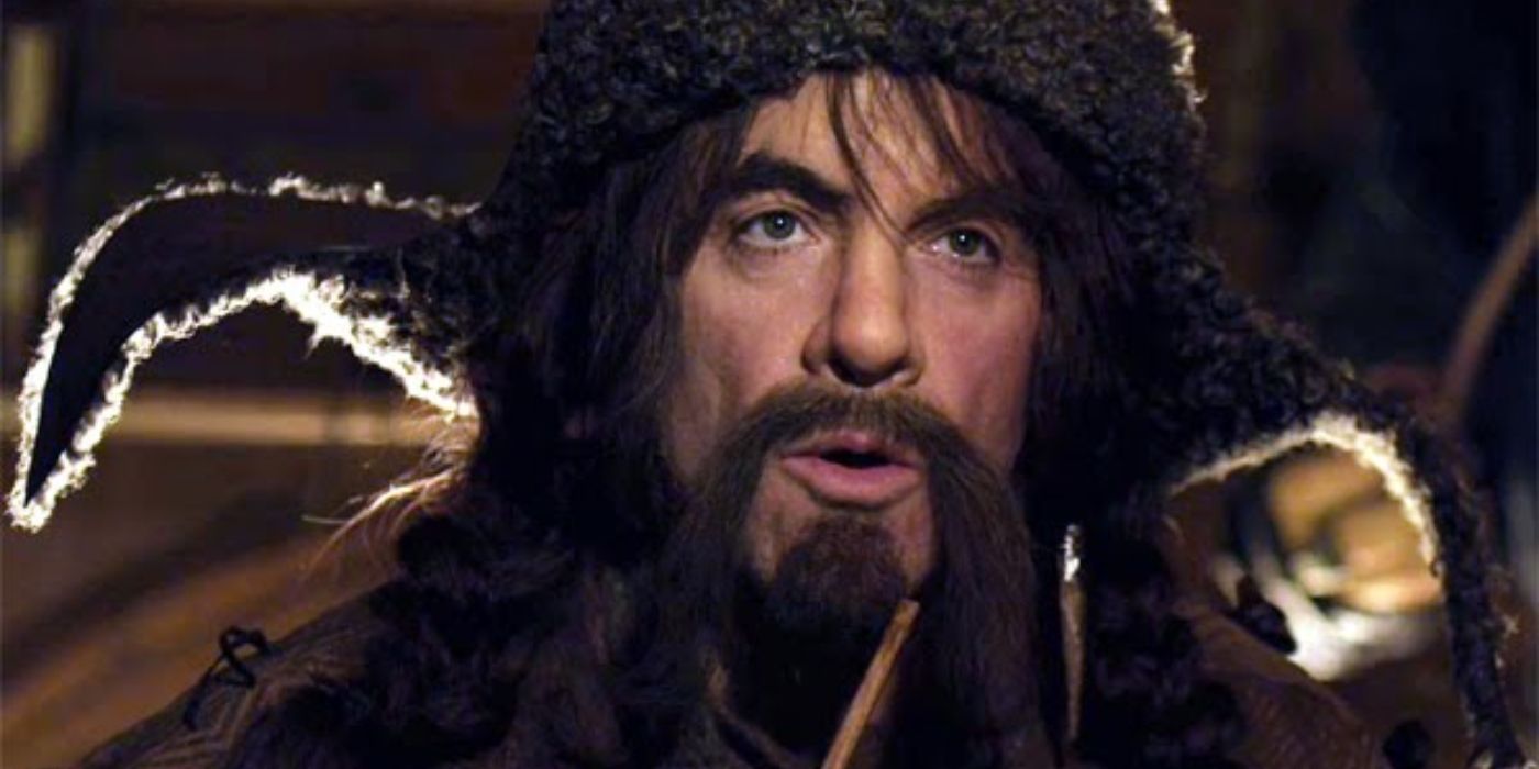Bofur talking to someone In The Hobbit