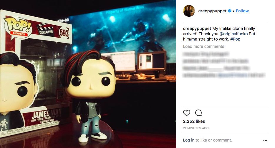 James Wan Aquaman Action Scene Image from Instagram
