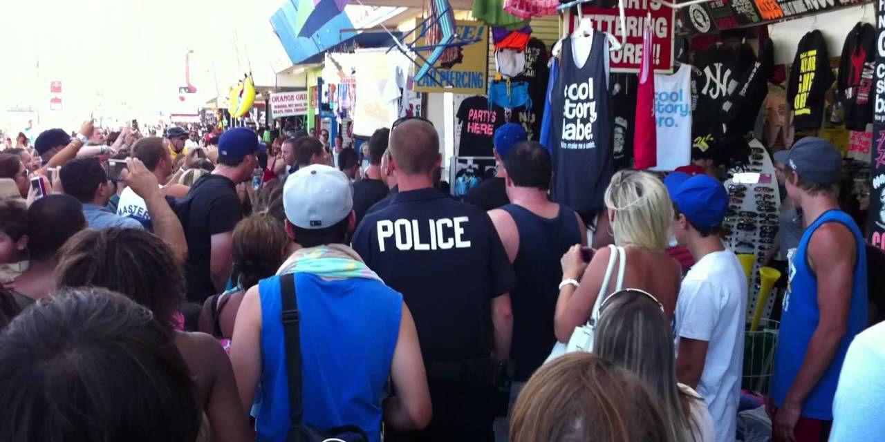 Jersey Shore Cast Police Escort