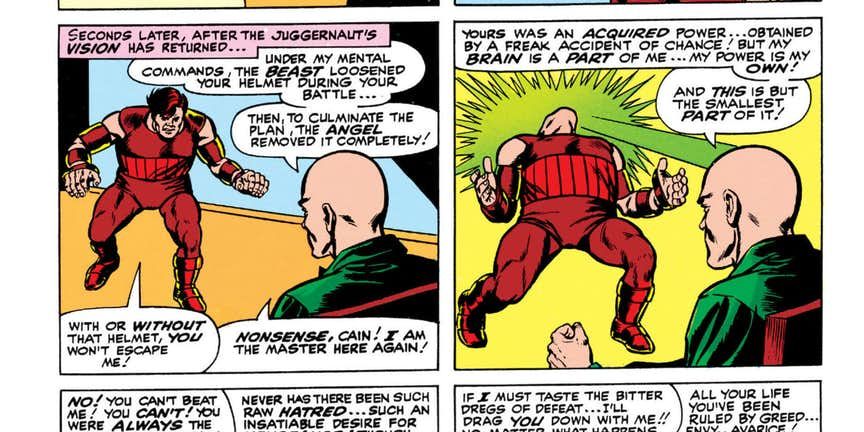 Juggernaut versus Xavier X-Men 13