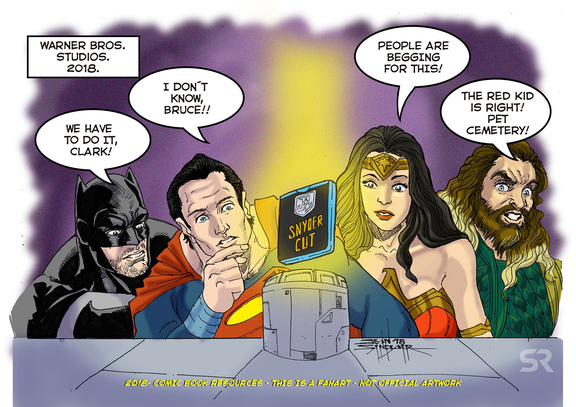 Justice League Fan Art Snyder Cut by Jean Sinclair