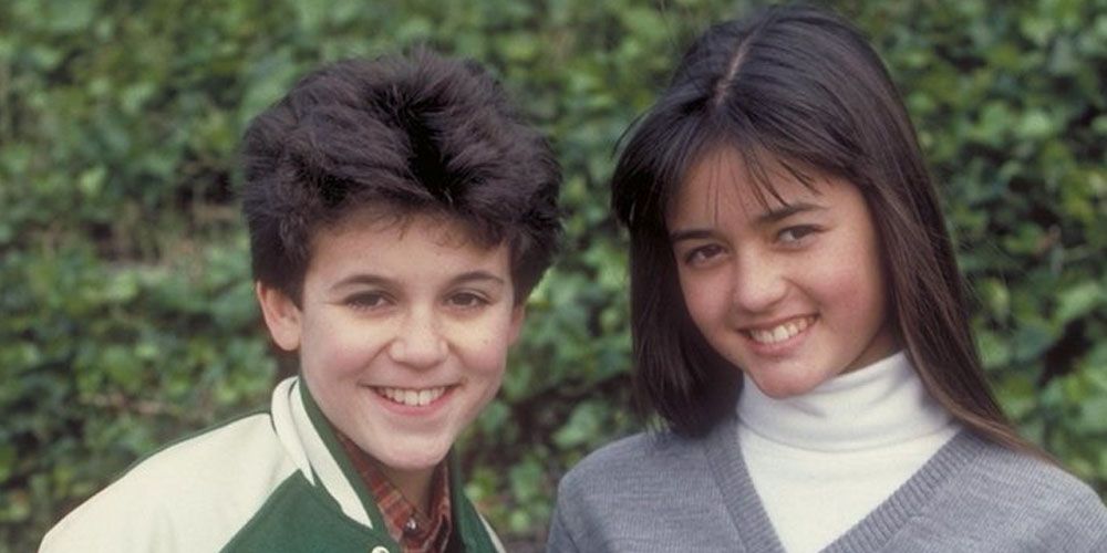 Kevin Arnold and Winnie Cooper in The Wonder Years