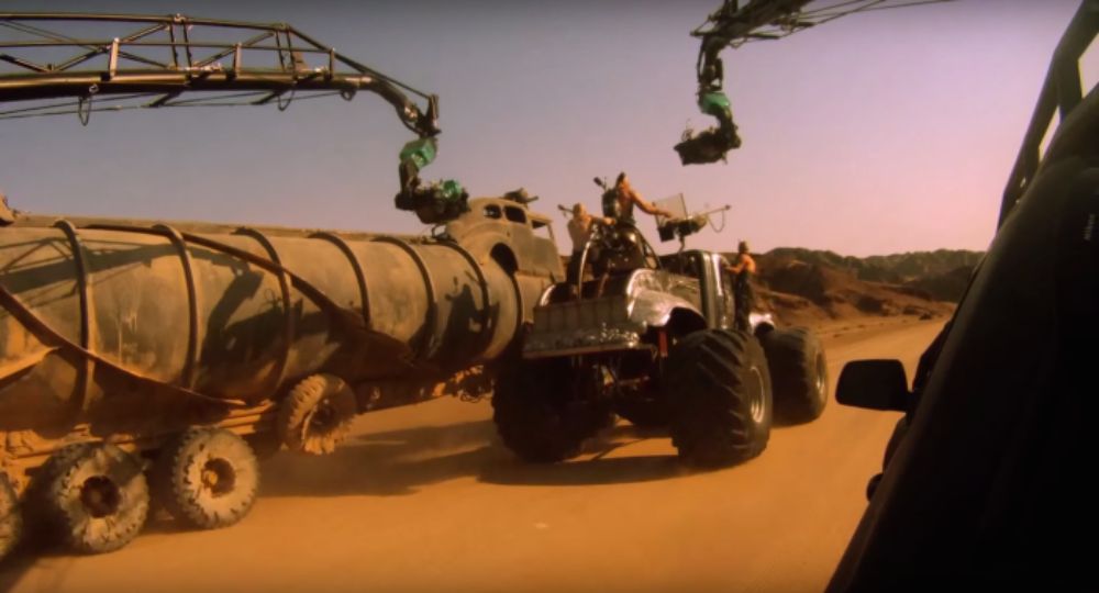 Mad Max BEhind the Scenes Filming Driving