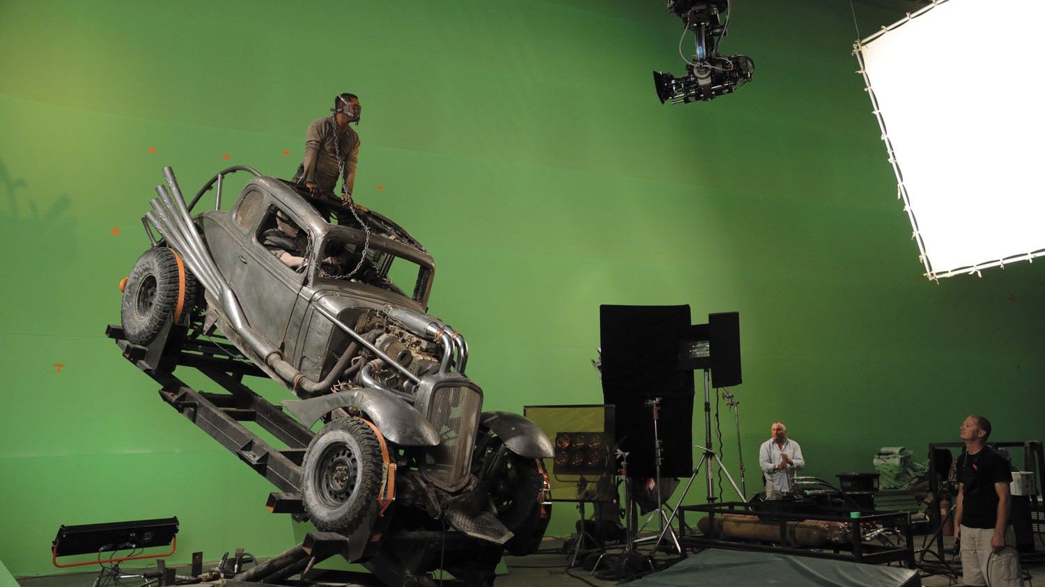 Mad Max Behind the Scenes Green Screen