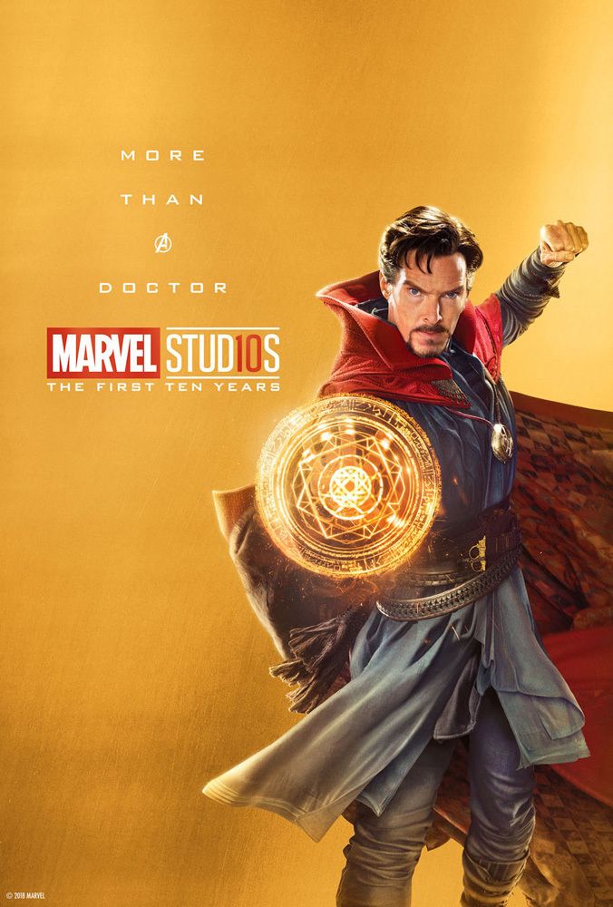Marvel Studios 10th Anniversary Doctor Strange Poster