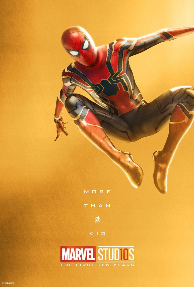 Marvel Studios 10th Anniversary Spider-Man Poster